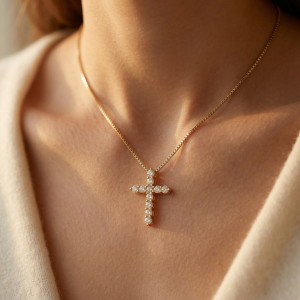 Gold necklaces