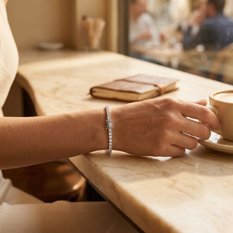 Moissanite bracelets