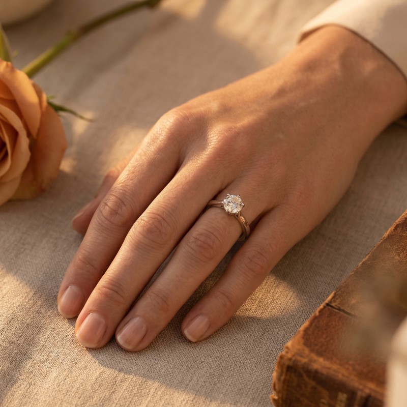 Moissanite Rings