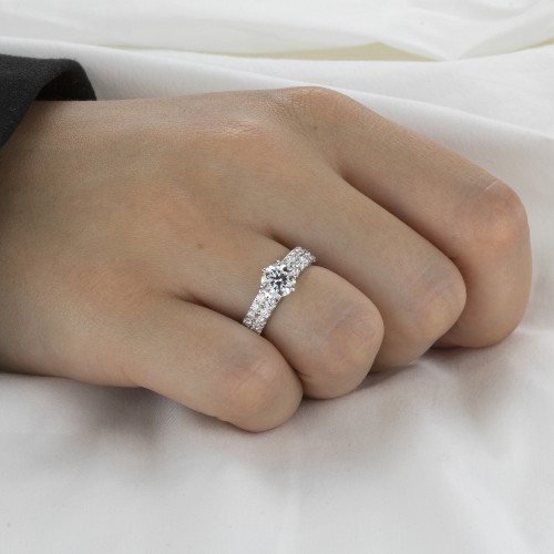 925 Silver Moissanite Rings