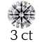 3 carat (9 mm) 