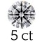 5 carat (11 mm) 