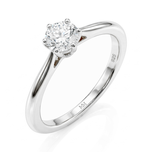 Ella - Solitaire Moissanite Engagement Ring Ella - Solitaire Moissanite Engagement Ring