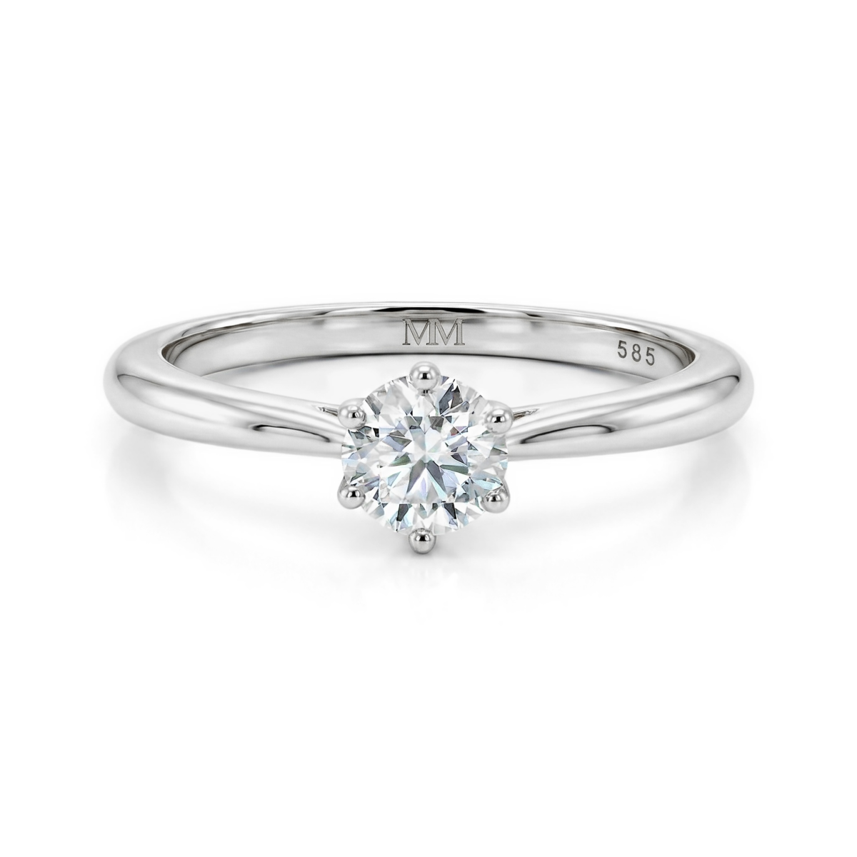 Ella - Solitaire Moissanite Engagement Ring