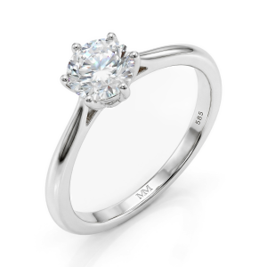 Ella - Solitaire Moissanite Engagement Ring Ella - Solitaire Moissanite Engagement Ring
