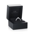 Elysia - Trillion Solitaire Moissanite Ring