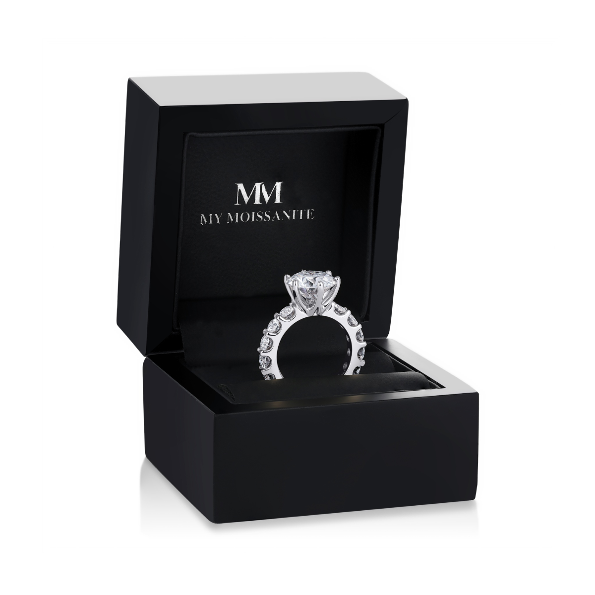 Solstice - Grand Eternity Moissanite Engagement Ring