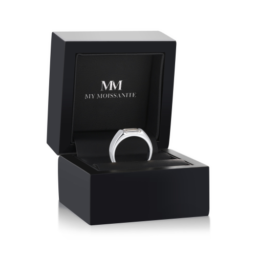 Portraitix - Men’s Portrait Cut Moissanite Ring
