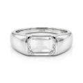 Portraitix - Men’s Portrait Cut Moissanite Ring