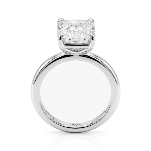 Radiana - Radiant Solitaire Moissanite Ring