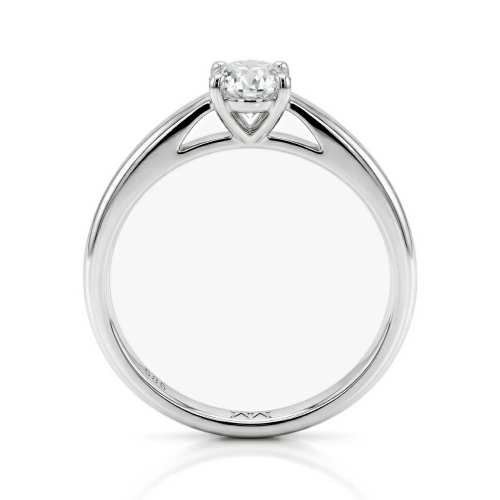 Eloise - Oval Solitaire Moissanite Ring