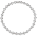 Virtuoso - Emerald Cut Moissanite Pavé Cross Chain With Statement Clasp