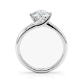 Circline - Classic Round Moissanite Solitaire Engagement Ring