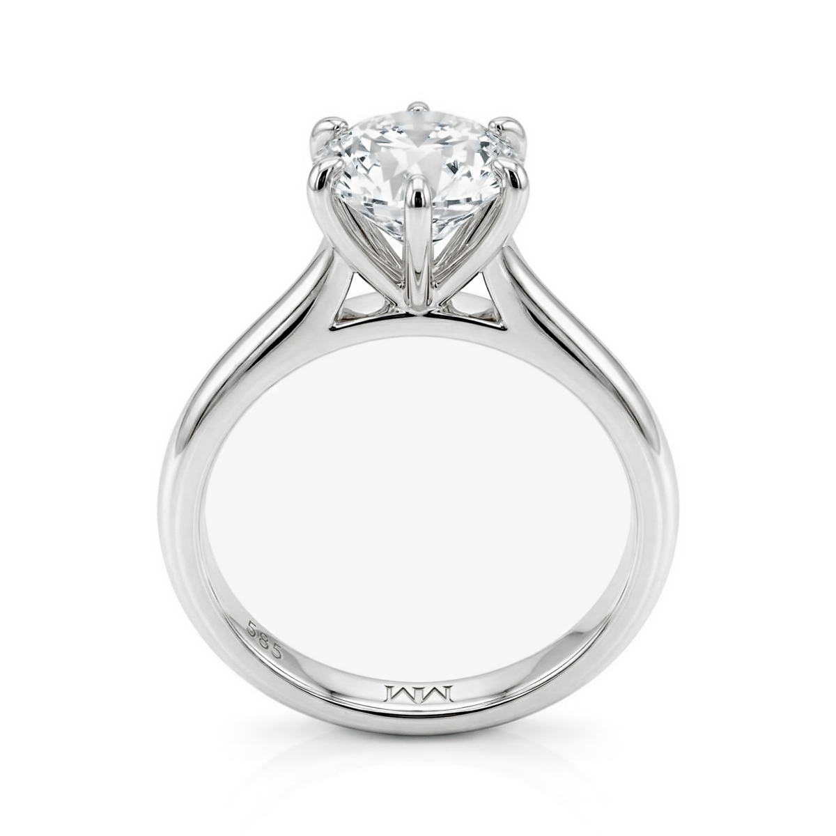 Circlique - Solitaire Moissanite Engagement Ring