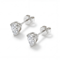 Droplet - Pear Cut Moissanite Stud Earrings