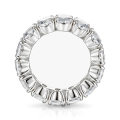 Daphne - Oval Cut Moissanite Full Eternity Ring
