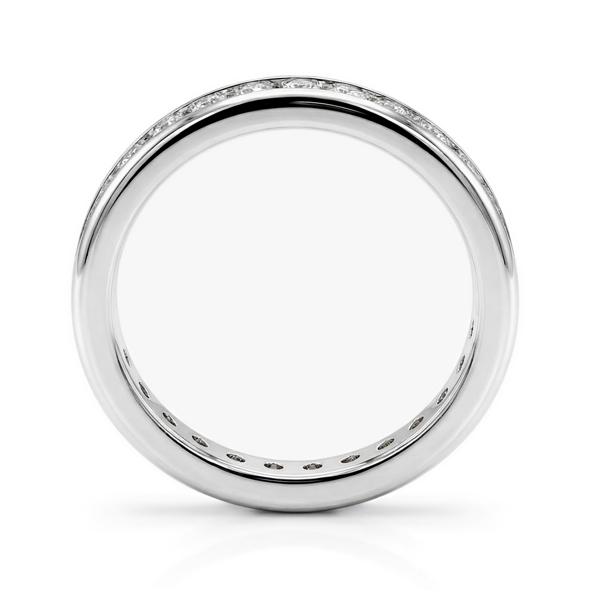 Zenora - Moissanite Eternity Ring with Channel Setting