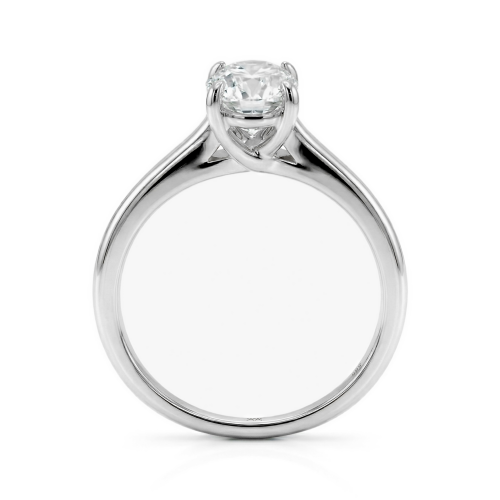 Grace – Oval Split-Shank Moissanite Ring