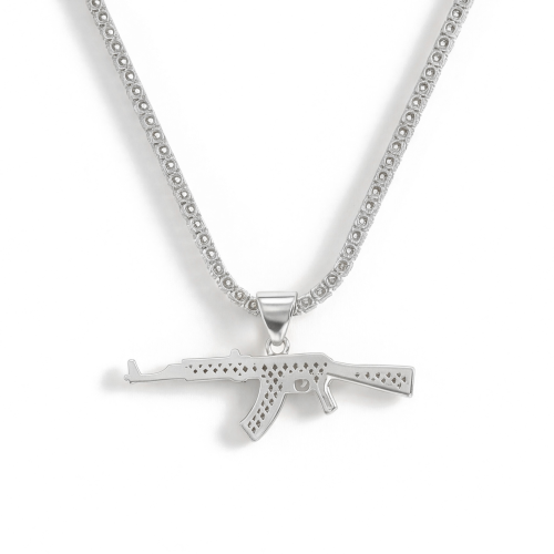 Valor - AK-47 Moissanite Pendant