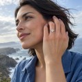Amora - Heart Solitaire Moissanite Ring