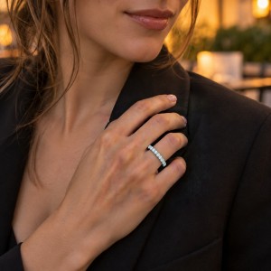 Evertina - Moissanite Eternity Ring