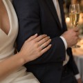 Ivy - Round Moissanite Engagement Ring with Leaf Vine Shoulders