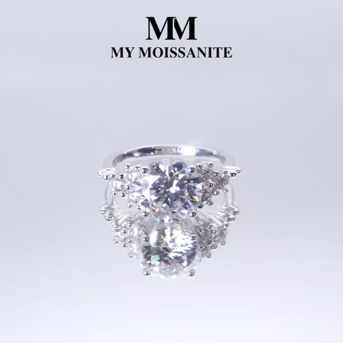 925 Silver Moissanite Rings