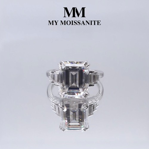 925 Silver Moissanite Rings