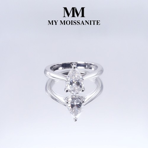 925 Silver Moissanite Rings