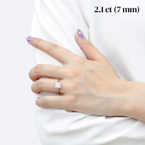925 Silver Moissanite Rings