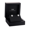 Helix - Secure Screw Back Moissanite Stud Earrings