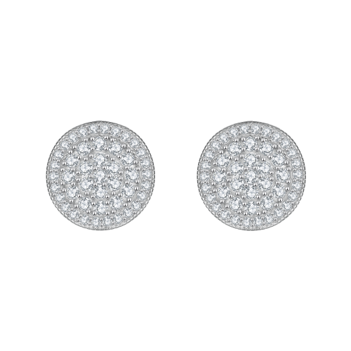 14K Rose Gold Moissanite Earrings