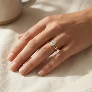 Gold engagement rings