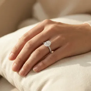 Silver engagement rings