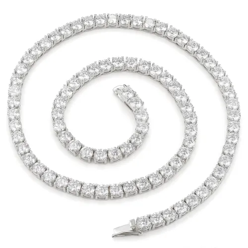 Lumina - Moissanite Tennis Chain Necklace