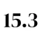 15.3 