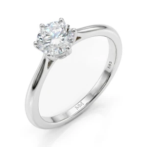 Ella - Solitaire Moissanite Engagement Ring