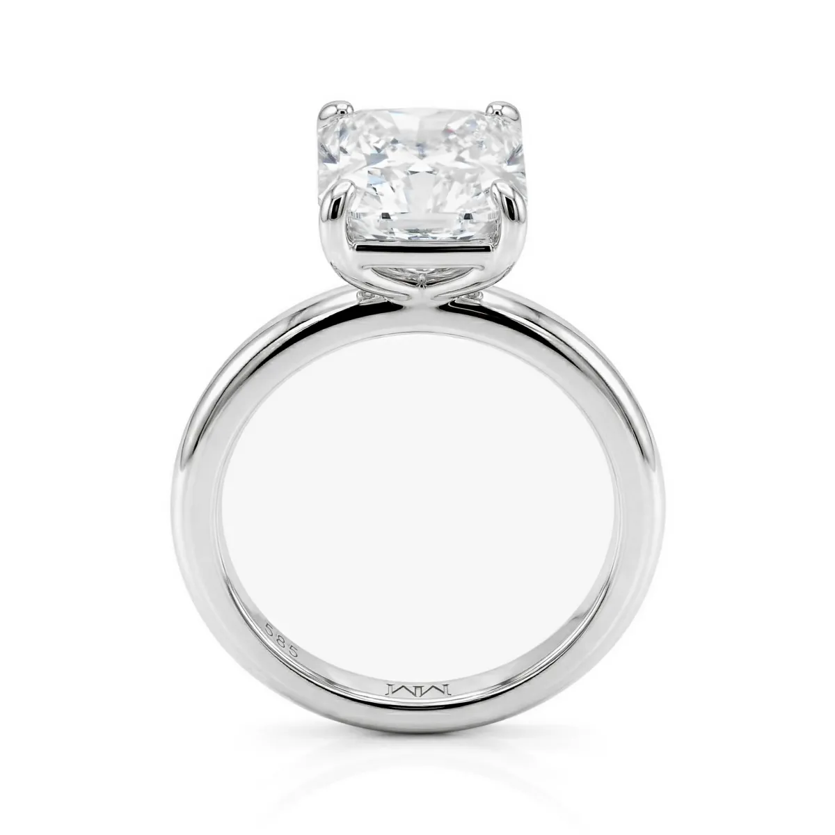 Radiana - Radiant Solitaire Moissanite Ring