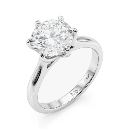 Circlique - Solitaire Moissanite Engagement Ring