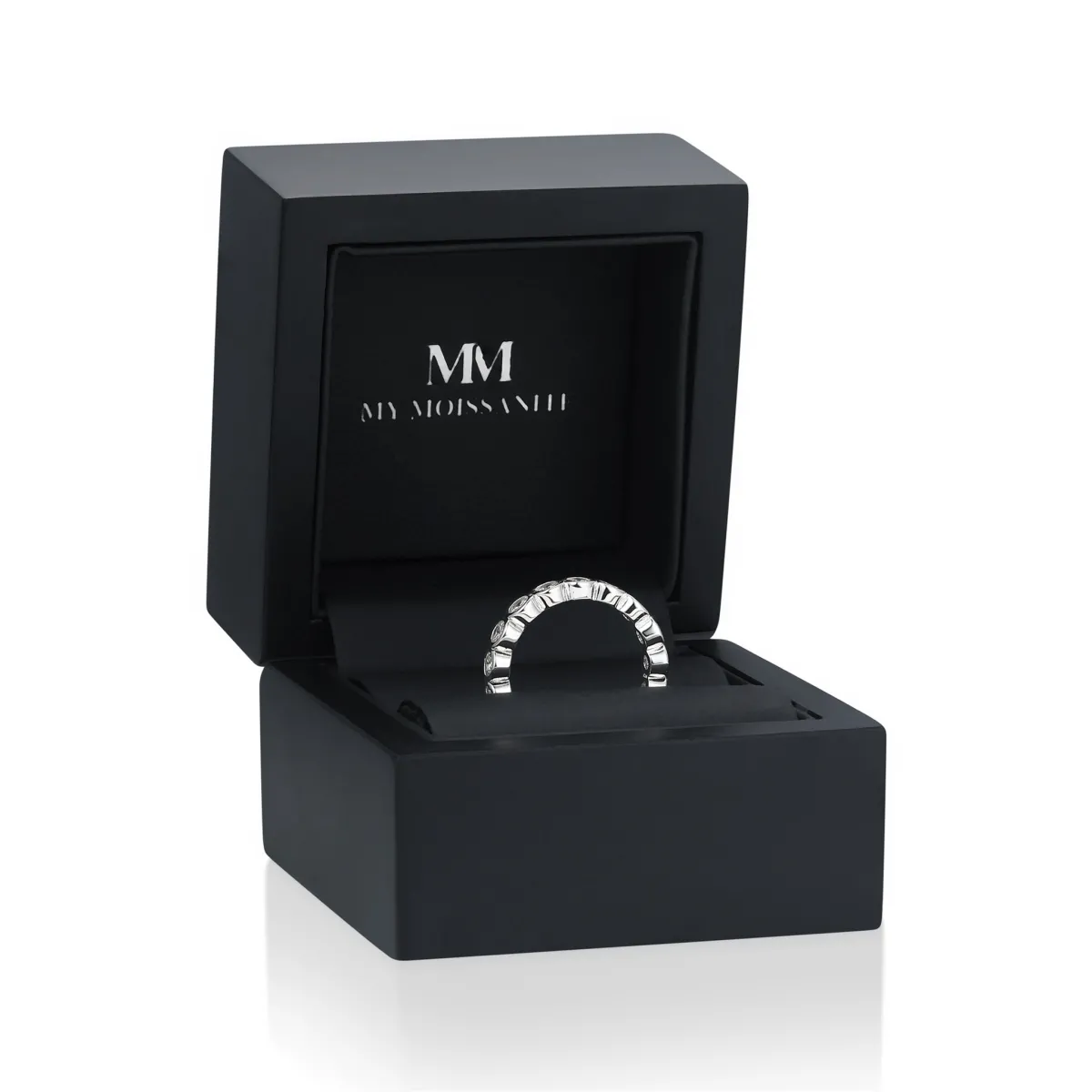 Orbella - Bezel Set Moissanite Eternity Ring