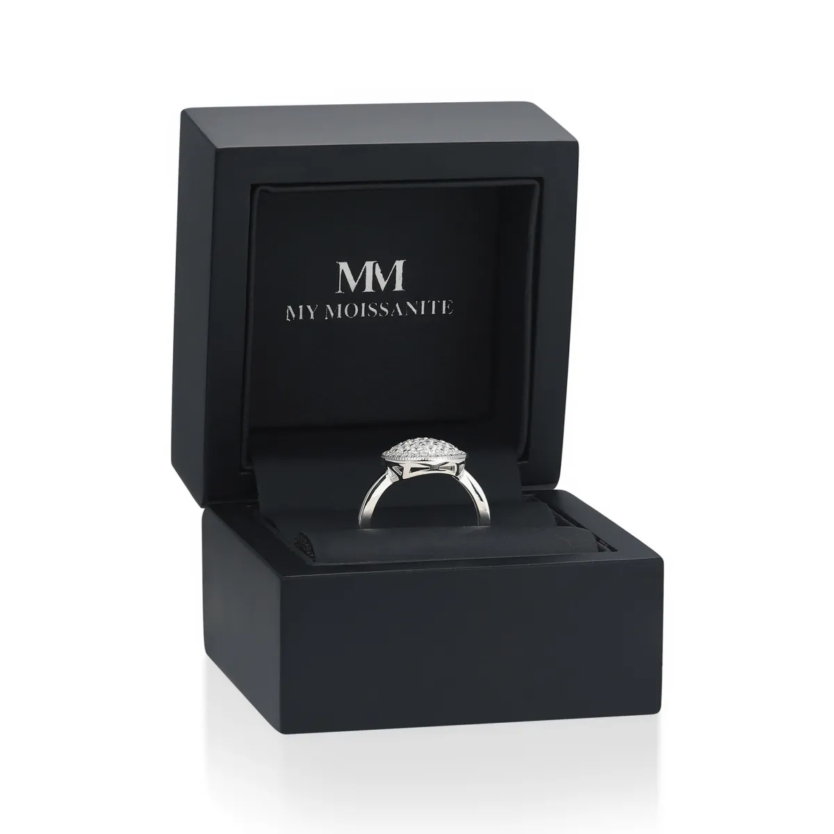 Cirilla - Moissanite Pavé Cluster Ring