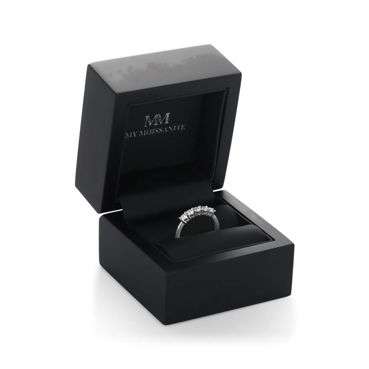 Quintella - 5 Stones Moissanite Anniversary Ring