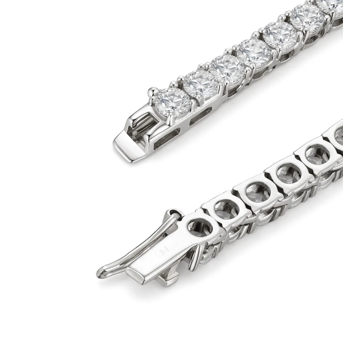 Lumina - Moissanite Tennis Chain Necklace