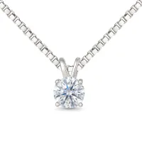 Terra - Solitaire Moissanite Pendant (without chain)