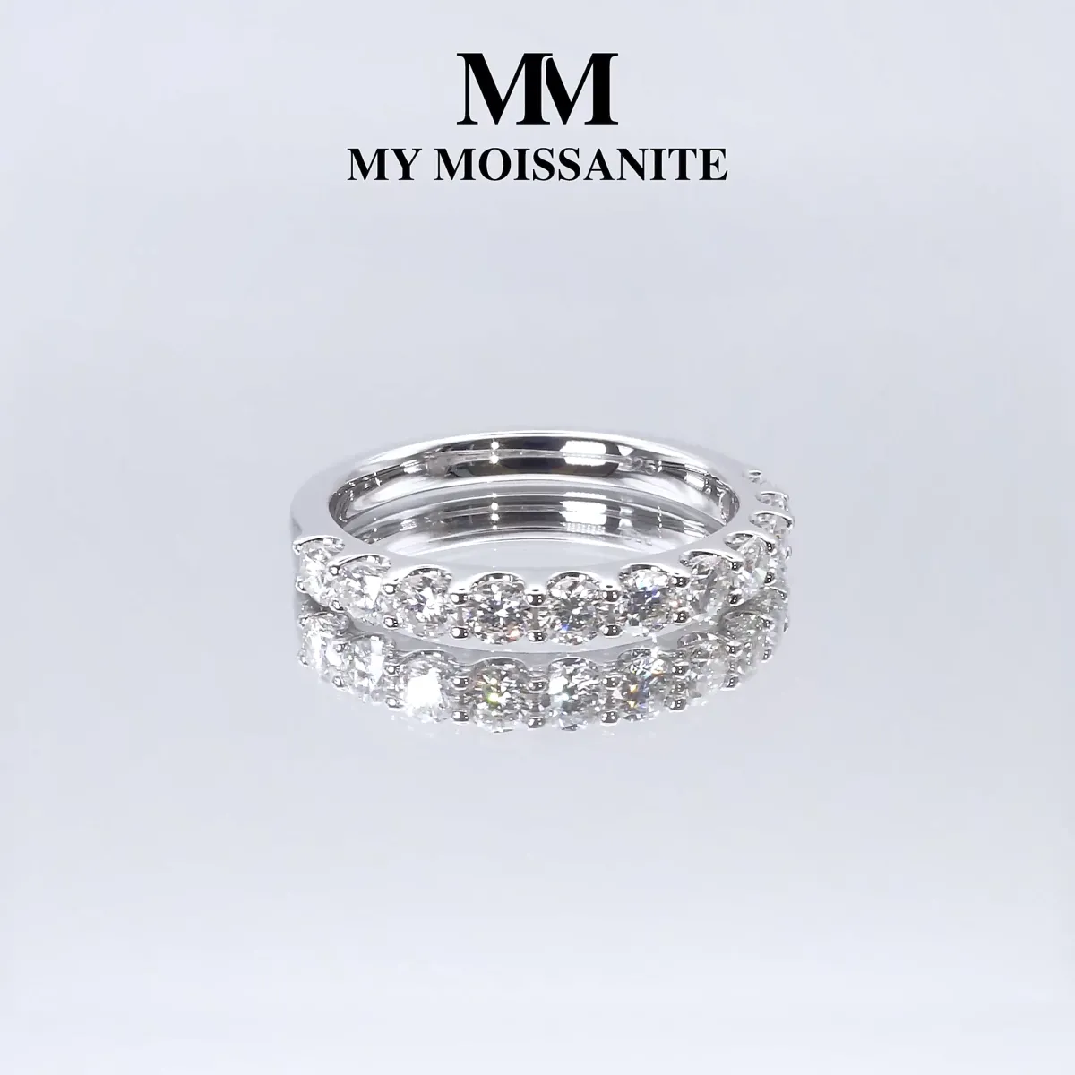 Evertina - Moissanite Eternity Ring